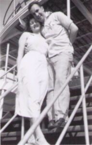 Ruth & Hillard on Honeymoon